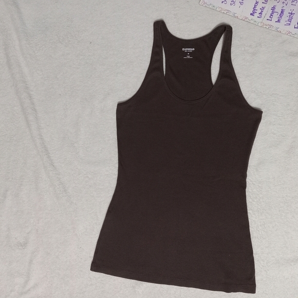 4 for $10 Express Sexy Basics Drk Brown Tank size M - Picture 7 of 8